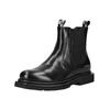Stiefelette STEVE MADDEN "STEVE MADDEN Stiefelette Leder/Textil", Herren, Gr. 45, schwarz, Leder, Textil, casual, Schuhe