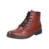 Schnürstiefelette RIEKER "Rieker Stiefelette Glattleder", Herren, Gr. 47, braun, Glattleder, casual, Schuhe