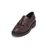 Loafer MARC O'POLO "aus hochwertigem Kalbleder", Damen, Gr. 39, schwarz aubergine rot, Obermaterial: 100% Leder (Rind), unifarben, Schuhe