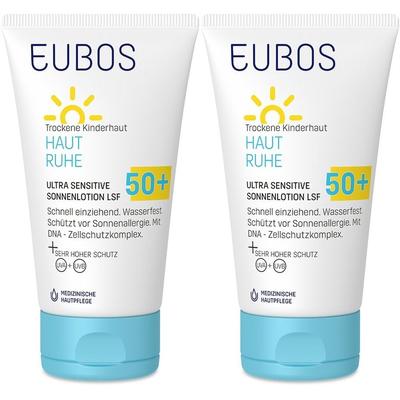 2x Eubos® Haut Ruhe Ultra Sensitiv Sonnenlotion LSF 50+ 2x150 ml Lotion Image
