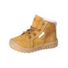 Schnürstiefelette PEPINO "Pepino Stiefelette Leder", Damen, Gr. 25, gelb (mustard), Leder, casual, Schuhe