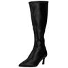 Stiefel STEVE MADDEN "STEVE MADDEN Stiefel Lederimitat", Damen, Gr. 40, schwarz, Lederimitat, elegant, Schuhe