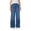Schlagjeans S.OLIVER "SURI", Damen, Gr. 34, Länge 32, blau (mid blau), Denim/Jeans, Obermaterial: 76% Baumwolle, 23% Polyester, 1% Elasthan, casual, normal lang, Jeans, mit Stretch-Anteil