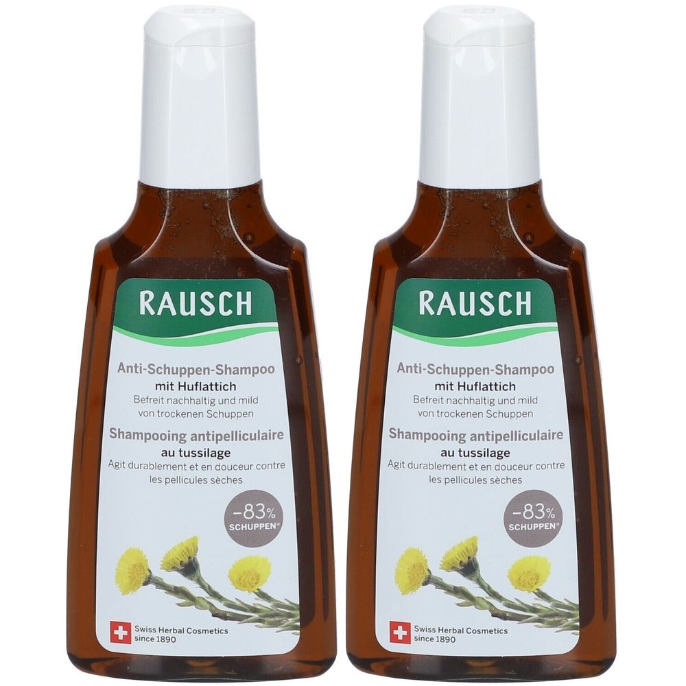 Rausch Anti-Schuppen-Shampoo Huflattich 2x 2x200 ml Shampoo