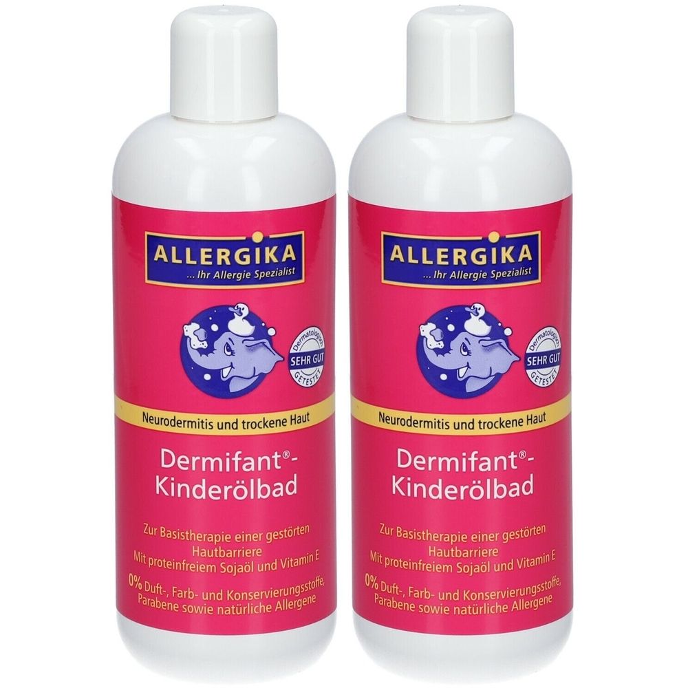 2x Dermifant® Kinderölbad 2x500 ml Badeöl