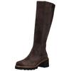 Stiefel PAUL GREEN "Paul Green Stiefel Veloursleder", Damen, Gr. 39, braun (mocca), Veloursleder, casual, Schuhe