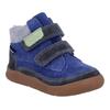Winterstiefel RICHTER "Samy WMS: Mittel", Kinder, Gr. 28, grau (grau, blau), Veloursleder, casual, Schuhe, Winterschuh mit WMS und Warmfutter, Größenschablone zum Download