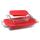 Pyrex Easy Grab 2 Piece Glass Bakeware Set Glass in Red | Wayfair 1091675