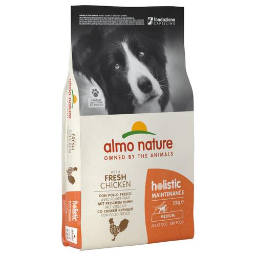 2x12kg Huhn & Reis Medium Almo Nature Holistic Hundefutter trocken