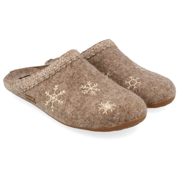 Haflinger - Women's Everest Snowflake - Hausschuhe 36 | EU 36 beige/braun