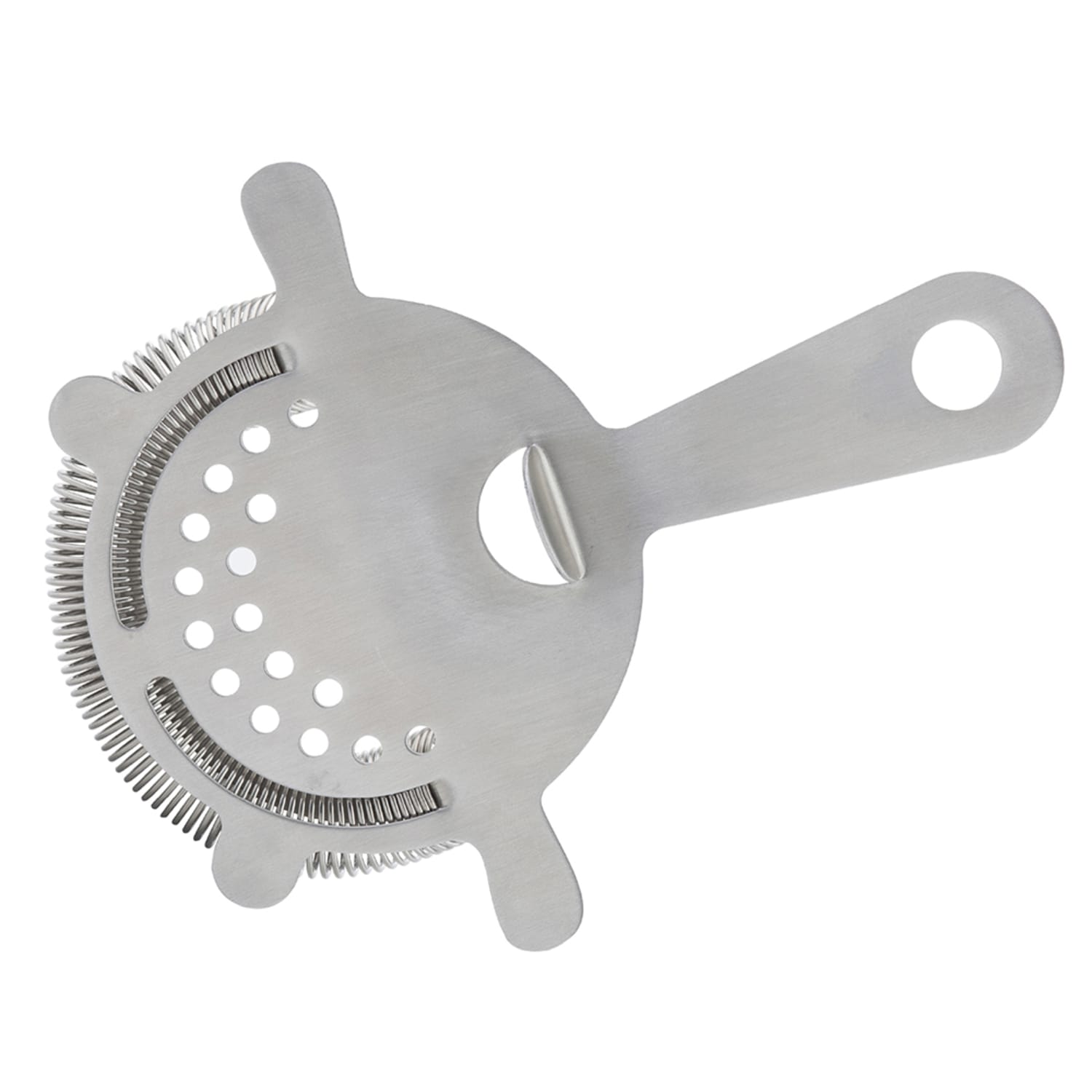 Tablecraft 10472 6 4 Prong Strainer - Stainless Steel - Tablecraft