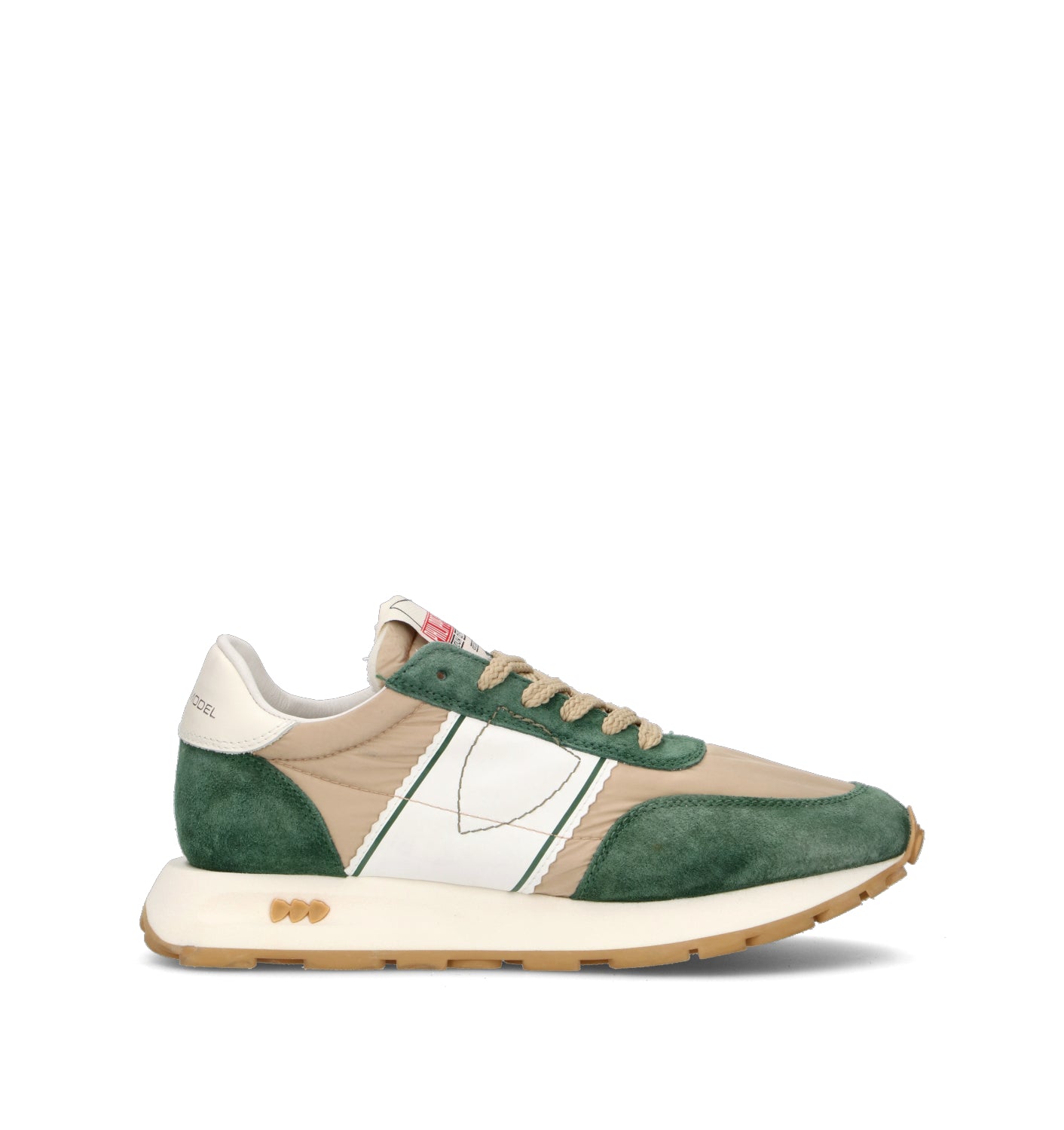 PHILIPPE MODEL Sneaker donna verde/beige