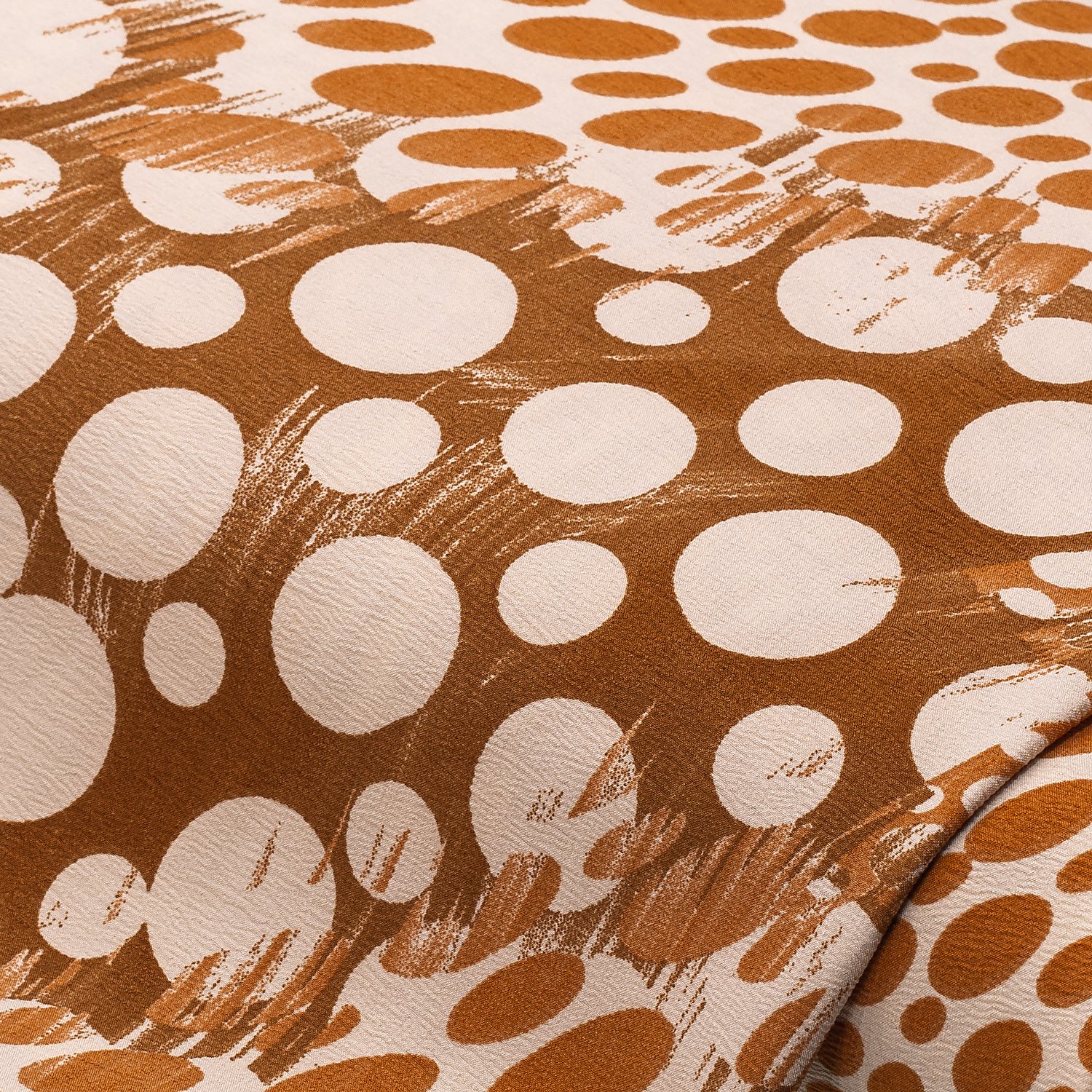 Blusenstoff Animal-Print, braun-color