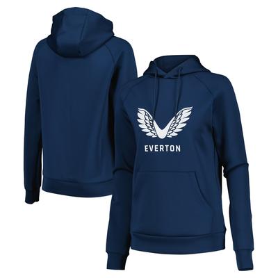 Everton Castore Trainer Presentation Hoodie - Marineblau - Damen Image