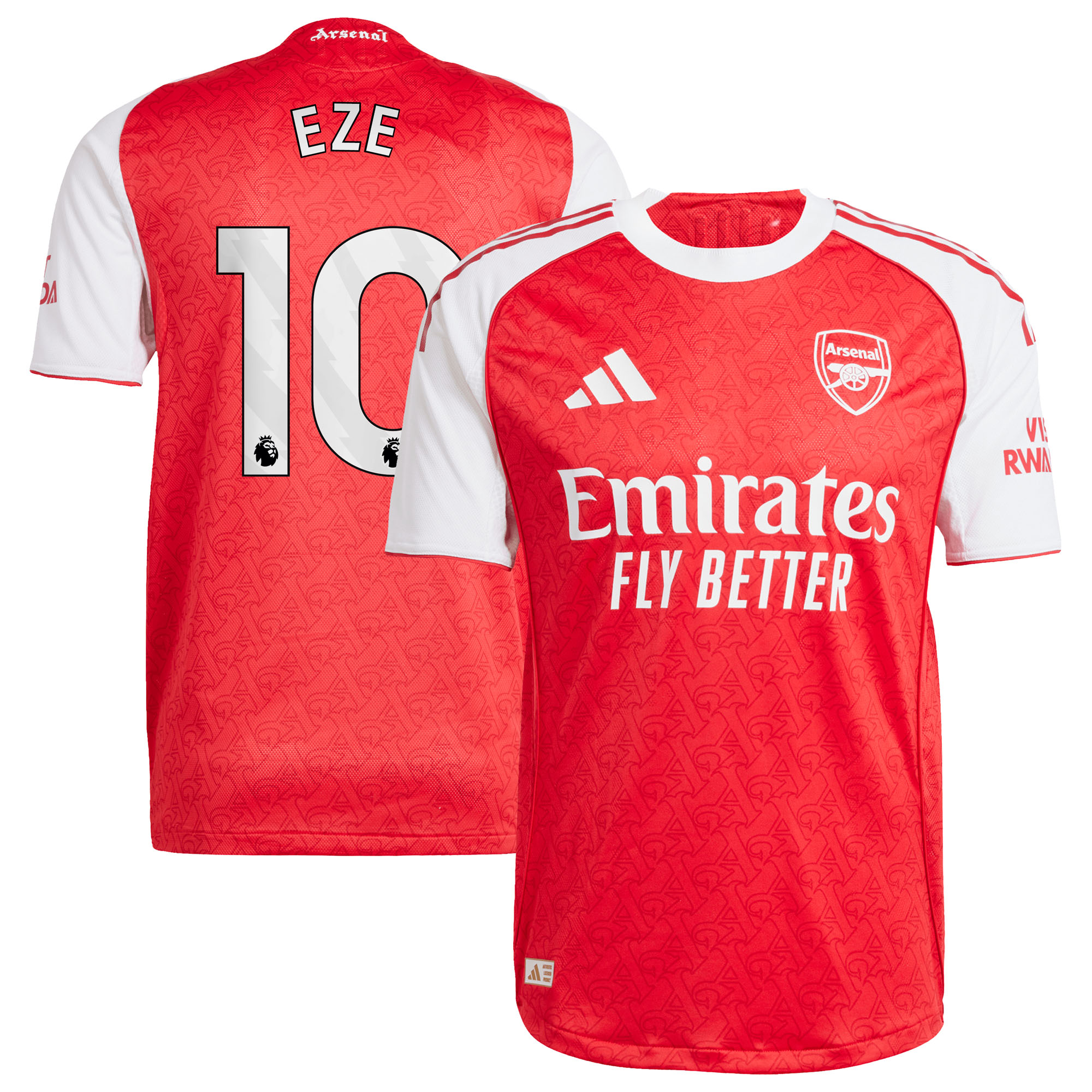 Maillot Domicile Arsenal adidas 2025-26 Authentique avec flocage Eze 10