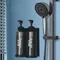 Ensemble distributeur mural de shampoing et de gel corporel, distributeur de savon et de revitalisant pour salle de bain et hôtel, accessoires de salle de bain en ABS