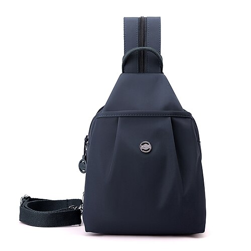 borsa da viaggio impermeabile bidirezionale, mini zaino da donna 2025, borsa da petto antifurto in tessuto Oxford, zaino da giorno casual alla moda