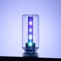 Luce notturna USB per auto, dimmerabile, luce d'atmosfera, spina USB, luce interna per auto, 4 colori, mini lampadina a LED, luci notturne per auto, campeggio, festa, decorazione per la camera da