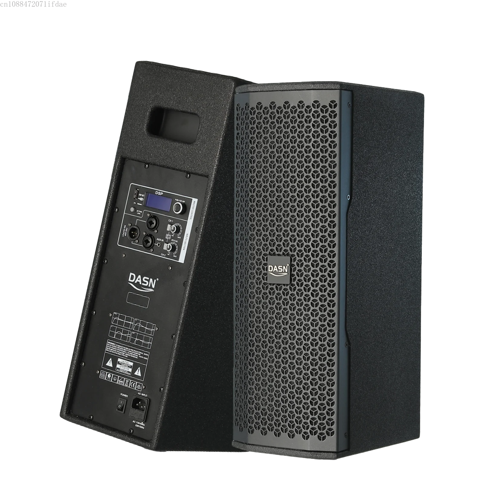 DASN C5DC Dual 6,5 Zoll 2000 W DSP BT Professioneller aktiver Heimbühnen-Büro-Party-Soundsystem Tragbarer Vollfrequenzlautsprecher Image