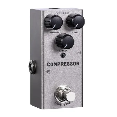 Compressor Pedal Electric Guitar Effect Pedals Mini Single Type DC 9V True Bypass Adjustable by Know