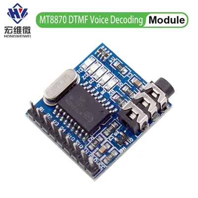 MT8870 DTMF Voice Decoding Module Phone Module Speech Decoding Voice Board Module LED Indicators With Pins