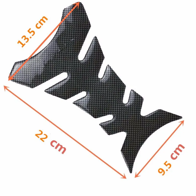 Kohlefaser-Kraftstofftankschutz – kratzfestes Pad für Honda CBR600 F2/F3/F4/F4i RVF VFR CB400 CB1300, wasserfester Aufkleber Image