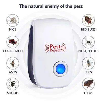 Electric Ultrasonic Pest Repeller Anti Mosquito Rodent Control Indoor Bug Cockroach Insect Killer Zapper Repellent EU US UK Plug
