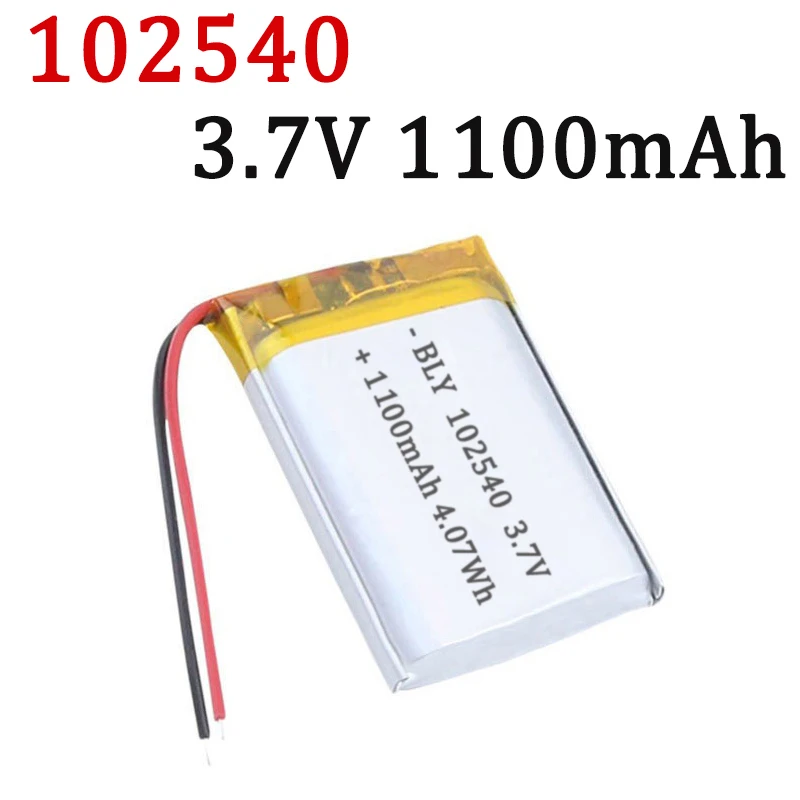 3,7 V 1100 mAh 102540 Polymer-Lithium-Batterie Lithium-Ionen-Batterie für Power Bank GPS 100 % echte Kapazität Image