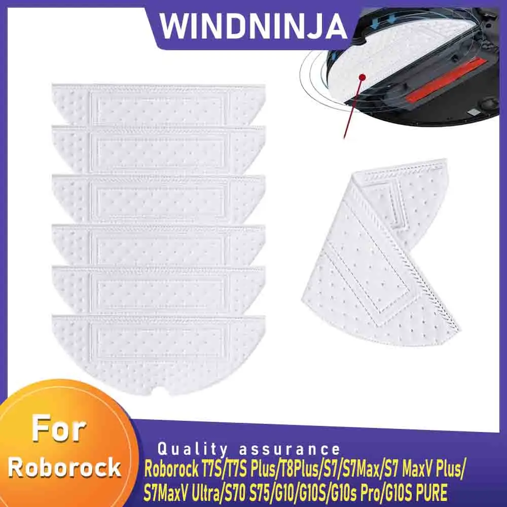 Mopp Tücher Einweg Für Xiaomi Roborock G10 G10S PRO S8 S7 S70 S75 S7Max T7S T8 Plus Roboter Staubsauger Zubehör Kit Image