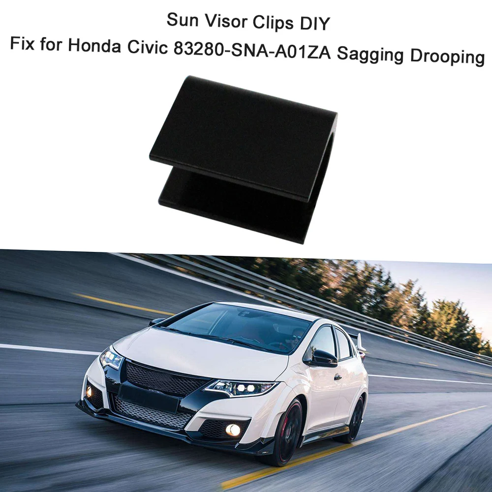 Sonnenblenden-Clips, DIY Fix, Ersatz für 83280-SNA-A01ZA, durchhängende hängende Sonnenblenden-Clips, Auto-Visier-Clip, Visier-Clips Image