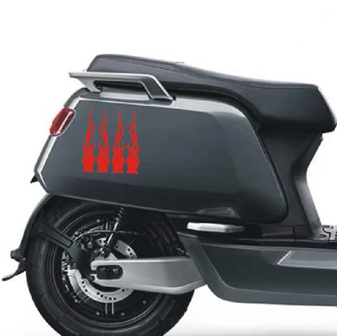 Motorrad Helm Flamme Kraftstoff Tank Auto Aufkleber Totem Modifizierte Feuer Helm Aufkleber Girlande neue Image