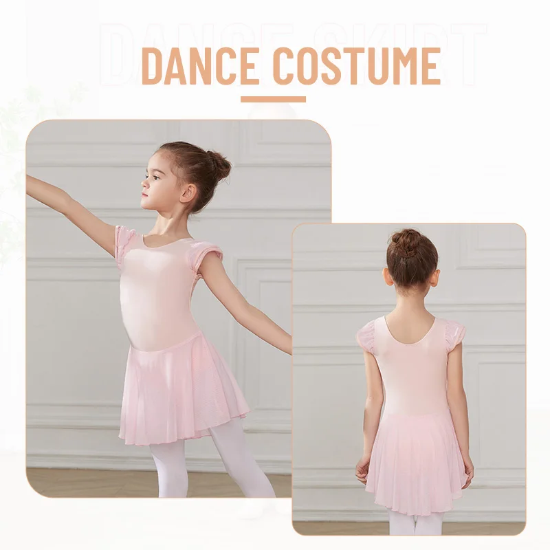 Mädchen Ballett Rock Ballett Tutu Kleid Für Kinder Tanzen Trikots Mit Rock Gymnastik Dancewear Balleriana Kleidung Weiche Gaze Rock Image