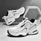 Scarpe da corsa sportive da uomo Scarpe da passeggio per esterni Scarpe sportive casual morbide Versione Scarpe sportive in pelle firmate di moda impermeabili