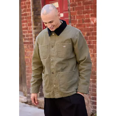 Dickies Green Lined Chore Jacket - Green S at Urban Outfitters