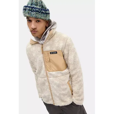 Columbia Canoe Winter Reversible Fleece Jacket - Gold XL at Urban Outfitters