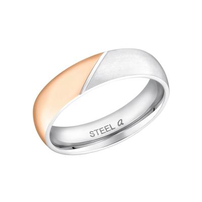 Fingerring AMOR "Klassisch" Gr. 60, gold (edelstahlfarben, gelbgoldfarben), Fingerringe, Damen, 60, Edelstahl, Made in Germany Image