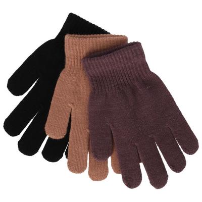 ZIG ZAG - Kid's Neckar Knitted Gloves 3-Pack - Handschuhe Gr One Size braun Image