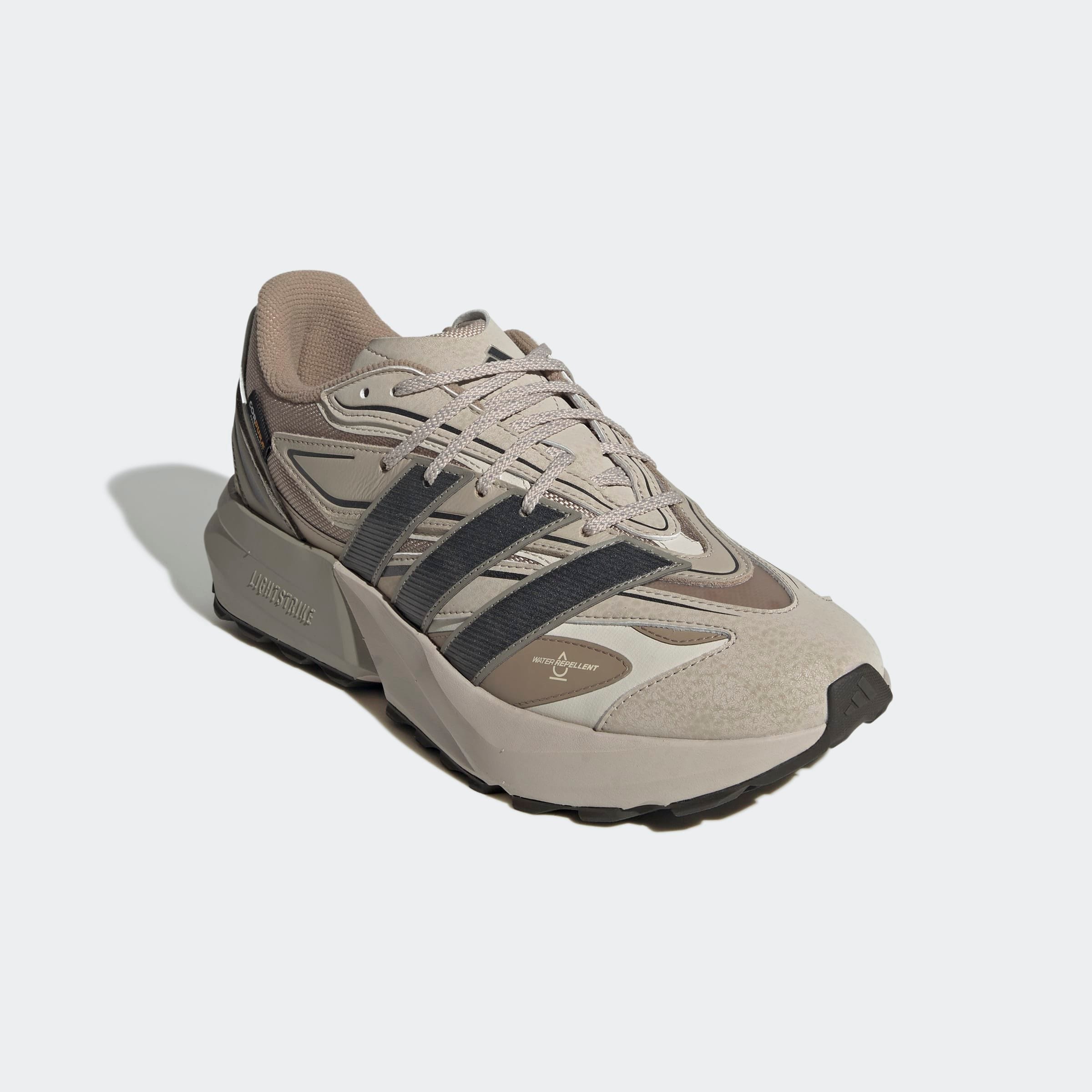 Sneaker ADIDAS SPORTSWEAR "LIGHTBLAZE ATR", Herren, Gr. 41, beige (blanch cargo, wonder beige, carbon), Leder, Synthetik, Textil, Schuhe Sneaker