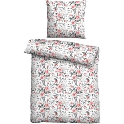 Bettwäsche "0380446", rosa (altrosa), B/L: 135cm x 200cm, , Fleece, B/L: 80cm x 80cm, Fleece, Obermaterial: 100% Polyester, CASTELL - MARKENBETTWÄSCHE, Bettwäsche, Nicki, kuschelig + flauschig, temperaturausgleichend, bügelfrei, RV Image