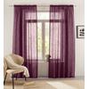 Gardine "Marusha" Gr. 3, lila (mauve wine), B:140cm H:225cm, Polyester, LEGER HOME BY LENA GERCKE, Gardinen, 1 Schal, Leinenoptik, gewebt, verschiedene Größen