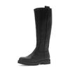 Stiefel GABOR "DAVOS", Damen, Gr. 43, XL-Schaft, schwarz, Kalbsleder, unifarben, klassisch, Schuhe, Blockabsatz, Langschaftstiefel in Komfortweite H (= sehr weit)