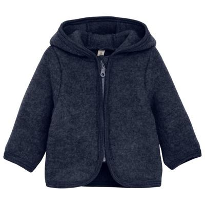 Huttelihut - Kid's Jacket Ears Wool Fleece - Merinojacke Gr 74 blau Image