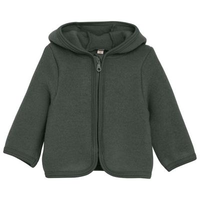 Huttelihut - Kid's Jacket Ears Wool Fleece - Merinojacke Gr 74 grau Image