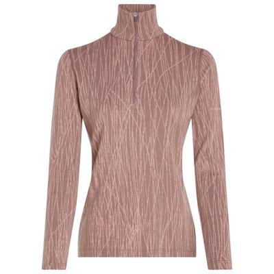 Icebreaker - Women's Merino 260 Tech Vertex L/S Half Zip AOP - Merinounterwäsche Gr XL braun Image