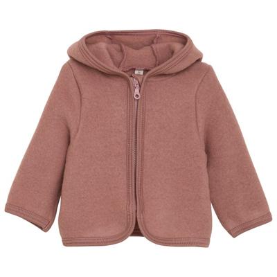 Huttelihut - Kid's Jacket Ears Wool Fleece - Merinojacke Gr 74 braun Image