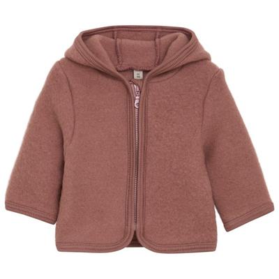 Huttelihut - Kid's Jacket Wool Fleece with Hood - Merinojacke Gr 92 braun Image
