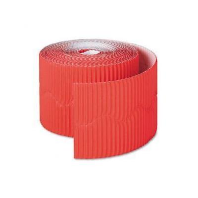 Pacon PAC37036 Bordette Decorative Border, 2 1/4" x 50' Roll, Flame Red