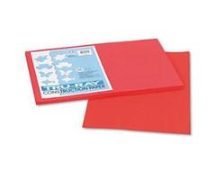 Pacon 103062 - Tru-Ray Construction Paper, 76 lbs., 12 x 18, Red, 50 Sheets/Pack