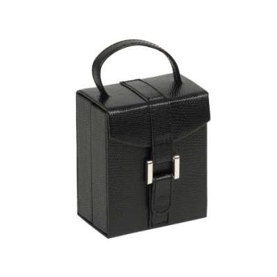 Brookstone South Molton Mini Foldout Travel Jewelry Case, Black