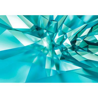 Fototapete KOMAR "3D Crystal Cave - Größe 368 x 254 cm", bunt, B:368m L:254m, Papier, Tapeten, Wohnzimmer, Schlafzimmer Image